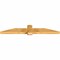 Ekena Millwork Eugene Rough Sawn Timber Gable Bracket, Western Red Cedar, 72"W x 12"H x 4"D x 6"F, 4/12 Pitch GBW072X12X0406EUG00RWR - alternate 5